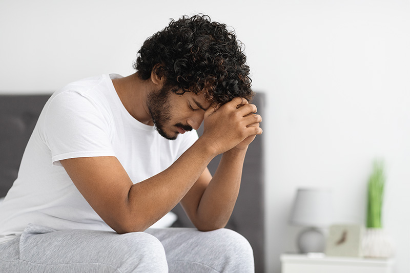 A man struggles with relapse.