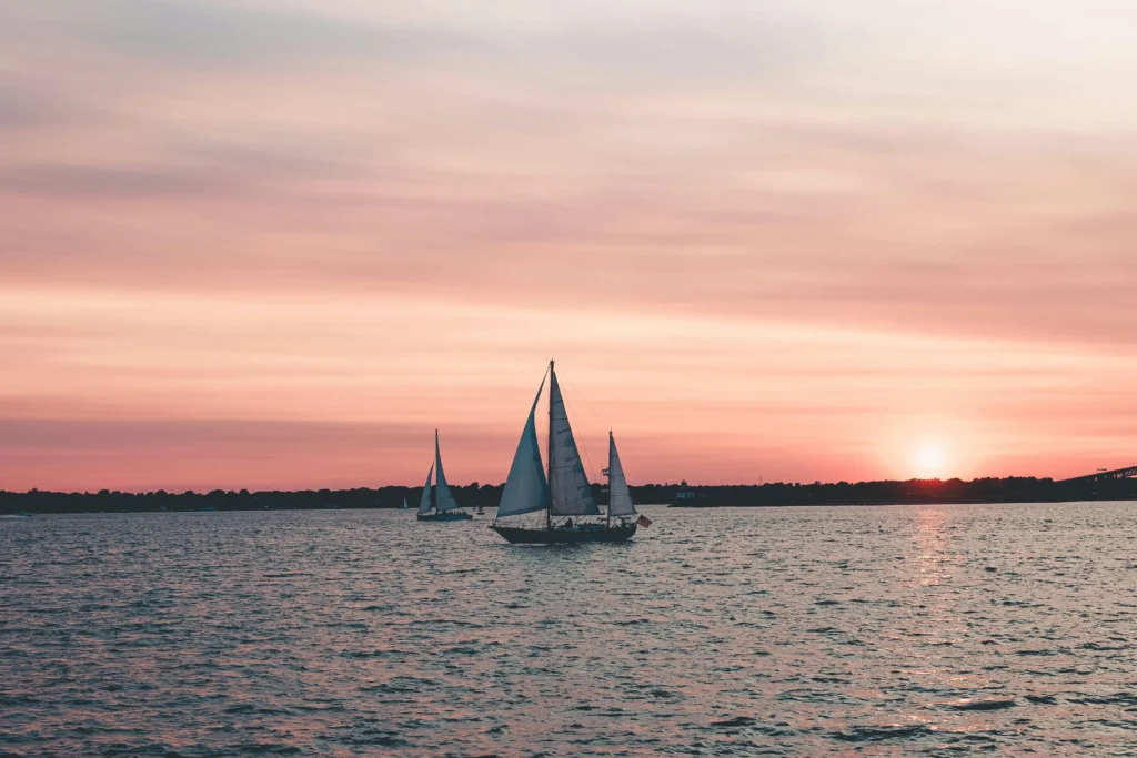 Sail boat near a Rhode Island Rehab